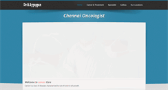 Desktop Screenshot of chennaioncologist.com